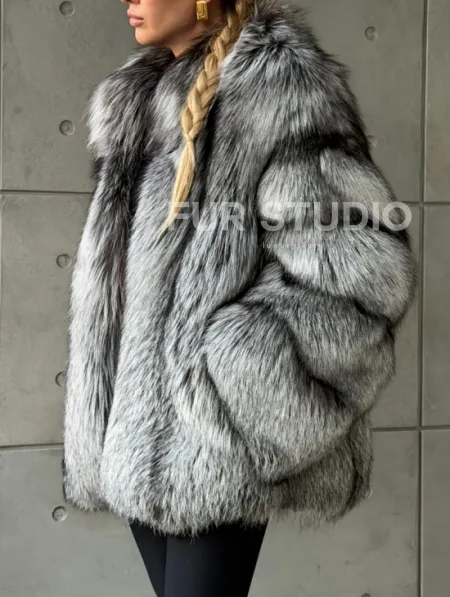 Шуба из чернобурки - фото 4