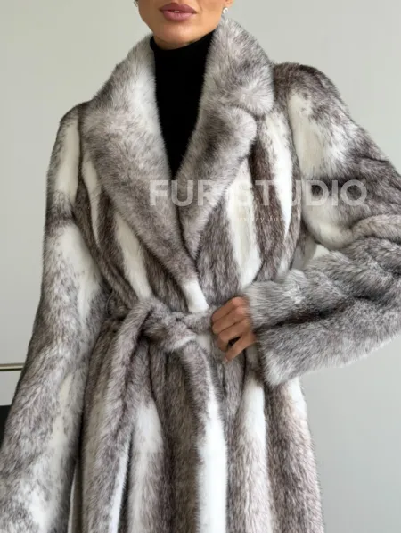 Шуба норковая - крестовка - фото 3