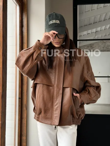 Стильная кожаная куртка - фото 20