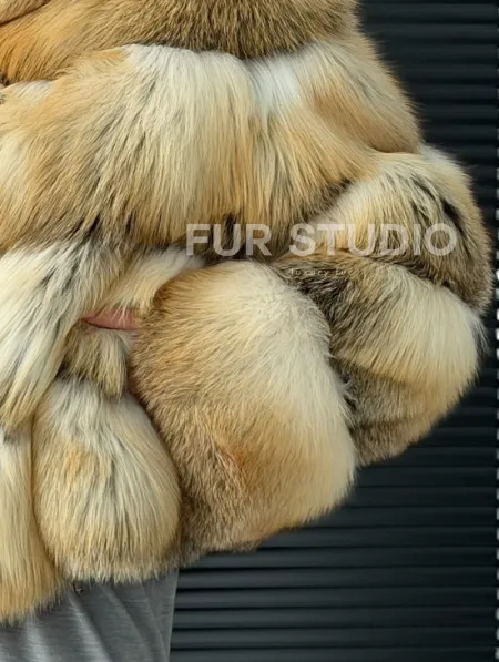 Полушубок из лисы - фото 2