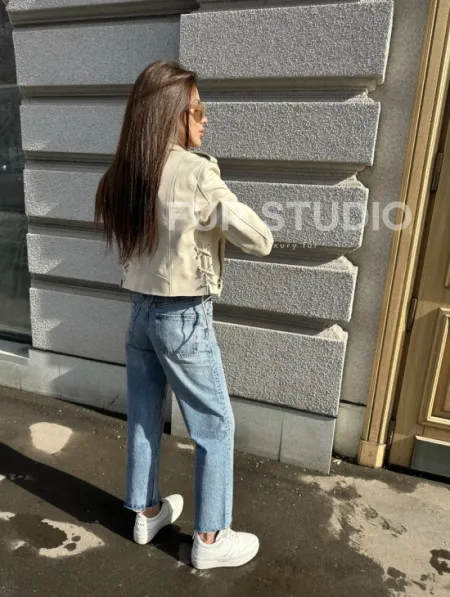 Куртка - косуха из натуральной кожи - фото 4