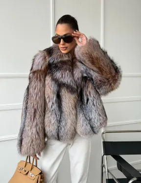 Полушубок из чернобурки - фото 11