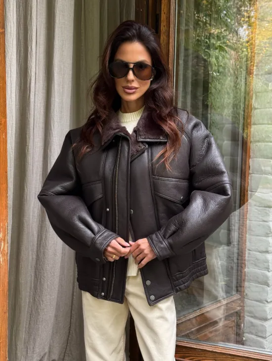 Натуральная дубленка - женская - фото 6