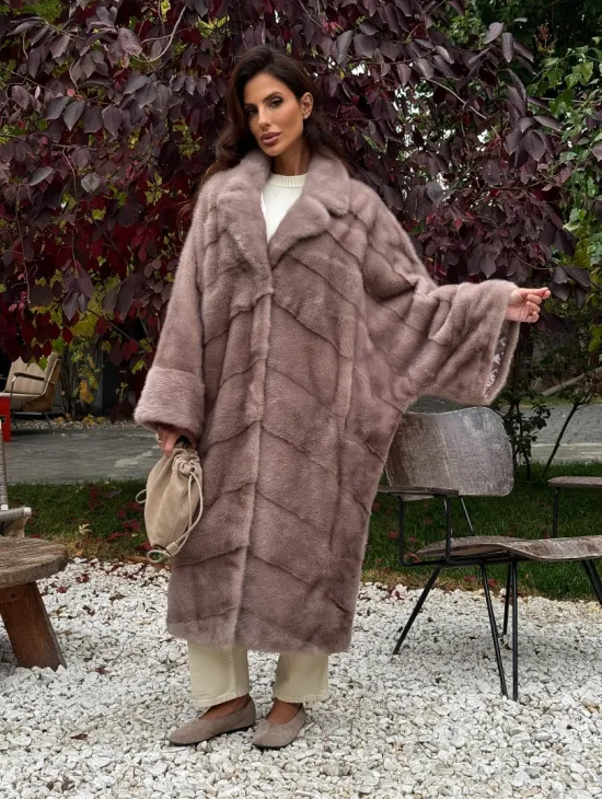 Норковая шуба (больших размеров) - фото 8