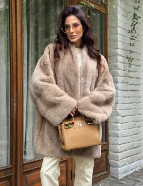 Полушубок из норки - фото 0