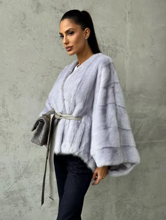 Короткая норковая шуба - фото 4