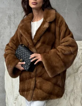 Полушубок норковый - автоледи - фото 2