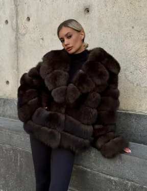 Шуба под соболь - фото 12