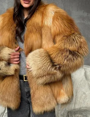 Шуба из лисы - фото 2