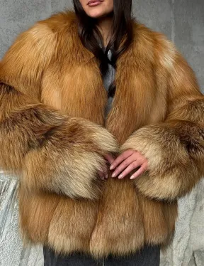 Шуба из лисы - фото 1
