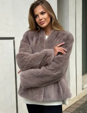 Кроп-топ шуба норковая - фото 5