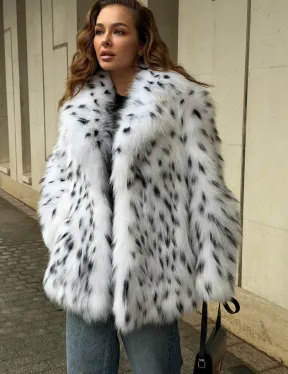 Шуба под рысь белая - фото 5