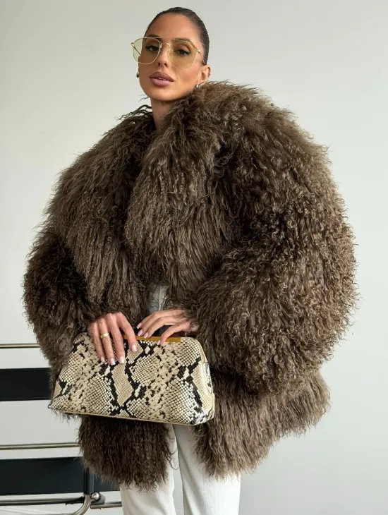 Шуба из лама - фото 0