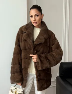 Норковый полушубок - фото 9