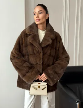 Норковый полушубок - фото 6