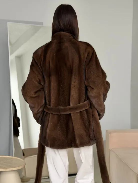 Модная норковая шуба 2026 - фото 3