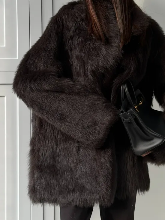 Женская дубленка из тосканы - фото 1