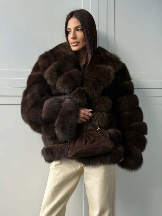 Полушубок из песца 