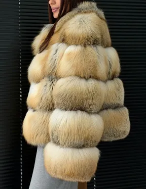 Полушубок из лисы - фото 6